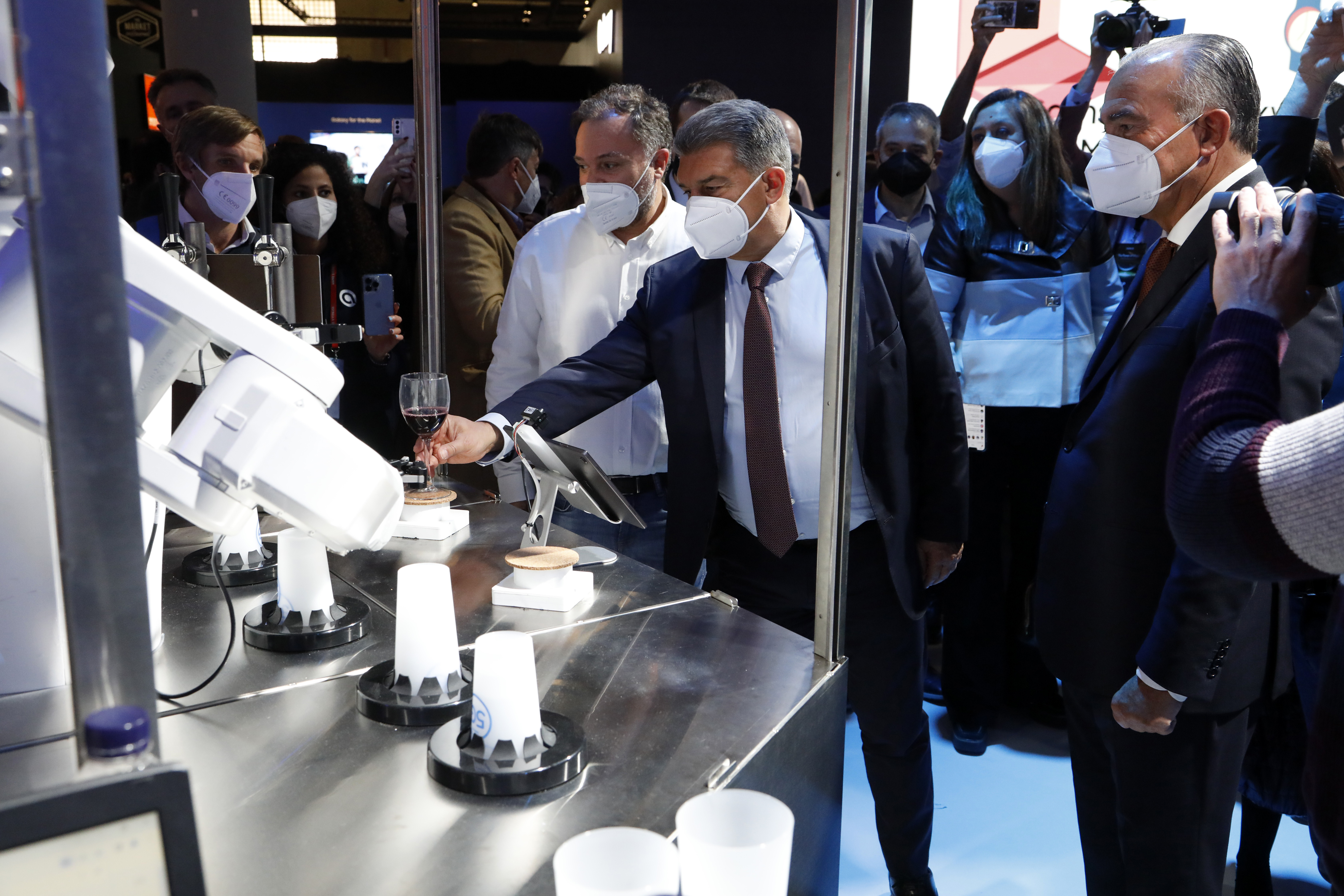 Visit of Joan Laporta - @Arduino Vannucchi