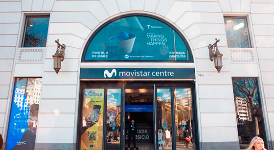 Movistar Centre in Barcelona brings the MWC closer to the public