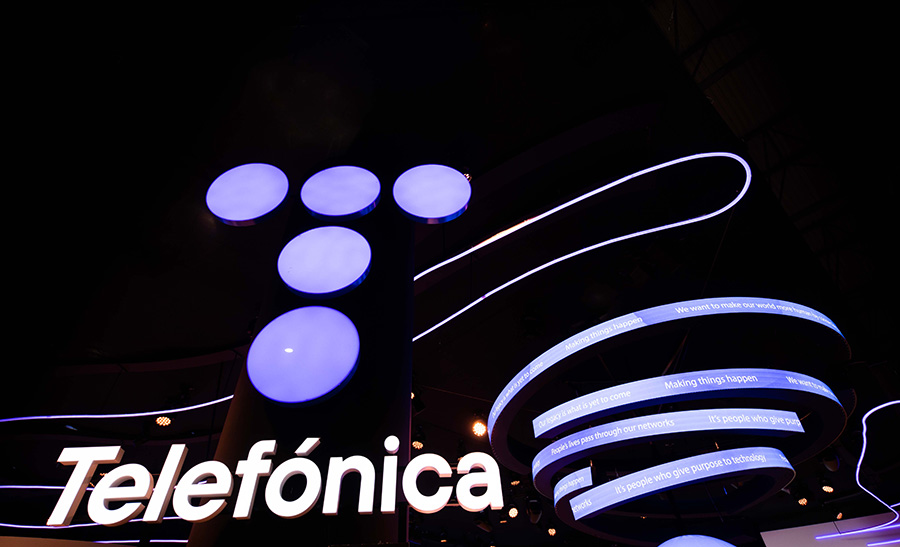 Telefónica stand at MWC23