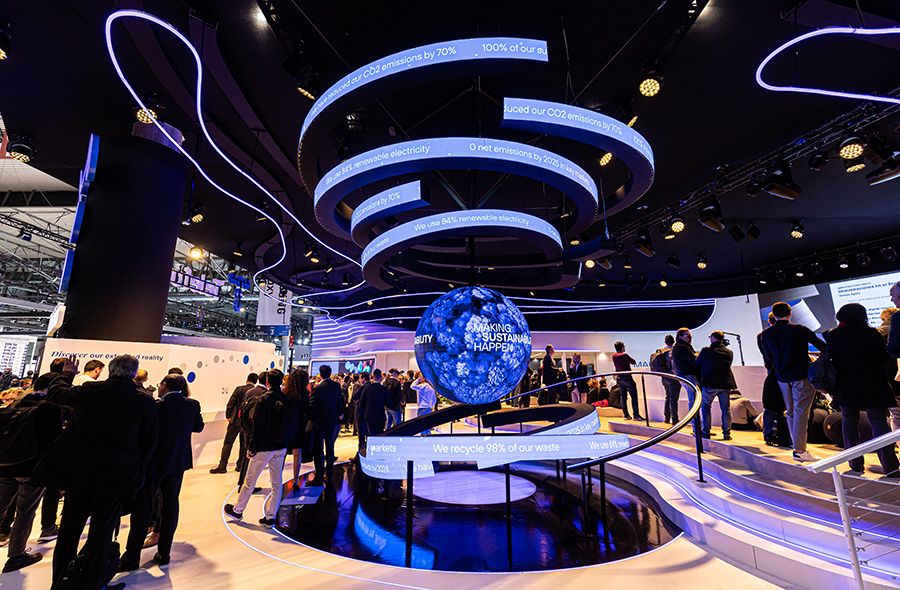 Telefónica stand at MWC23