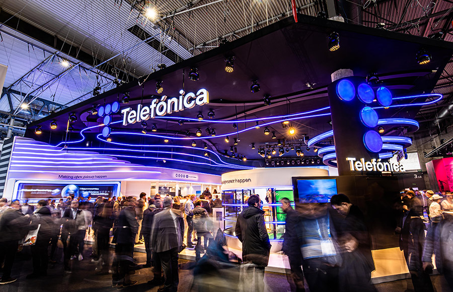 Telefónica Stand at MWC23