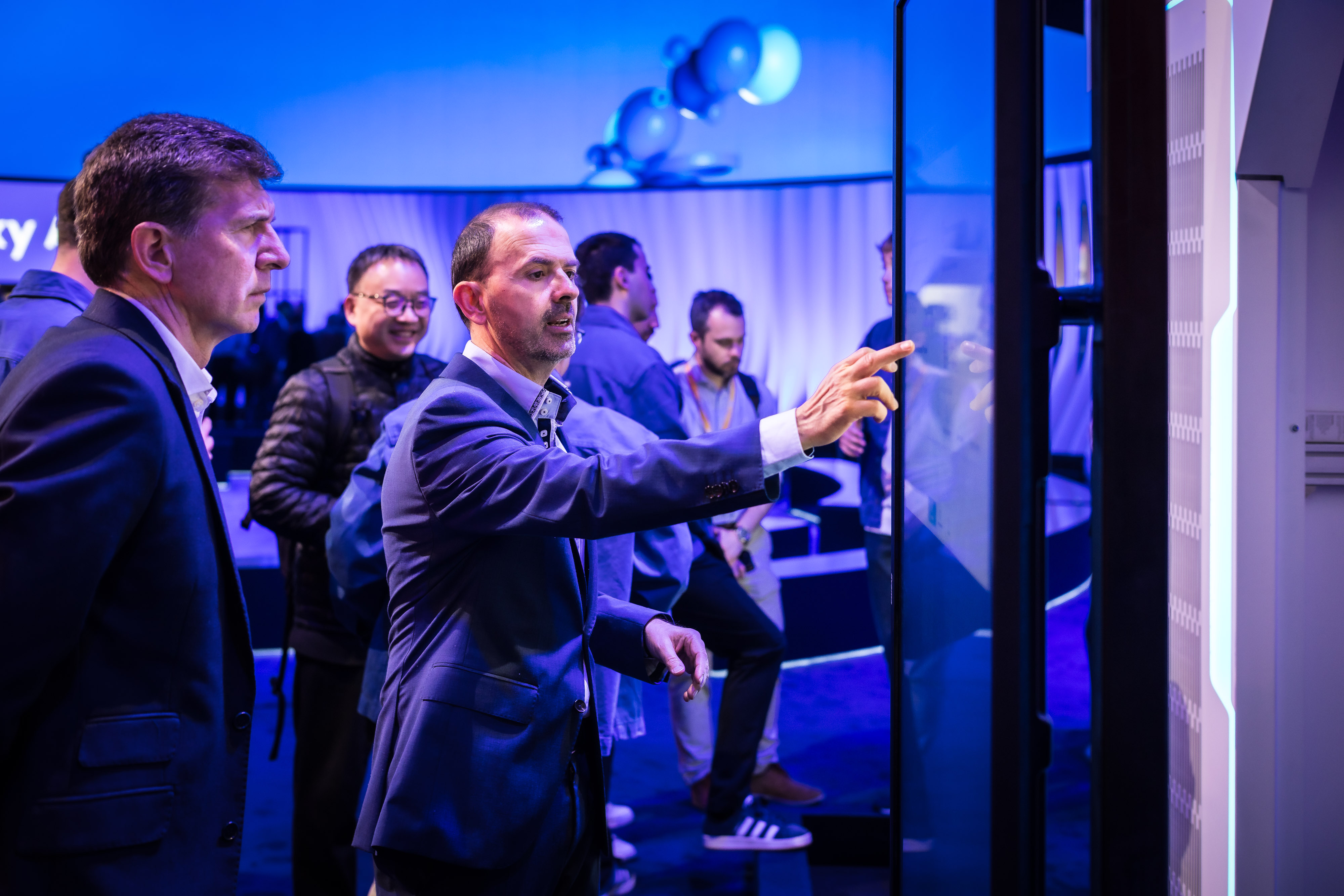 The Telefónica stand showcases different use cases that highlight the value of connectivity with technology.