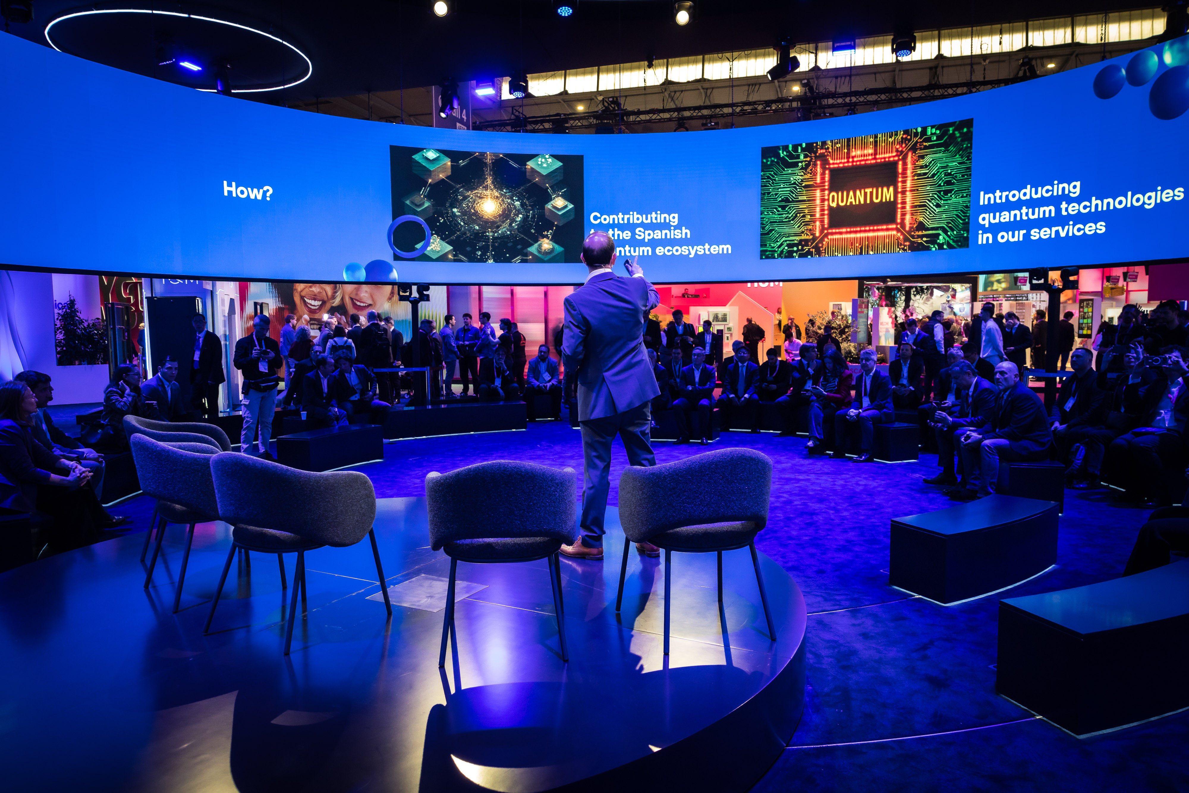 Telefónica Quantum Telco: your trusted partner for applied quantum technologies, session held at Telefónica's Ágora during MWC26.