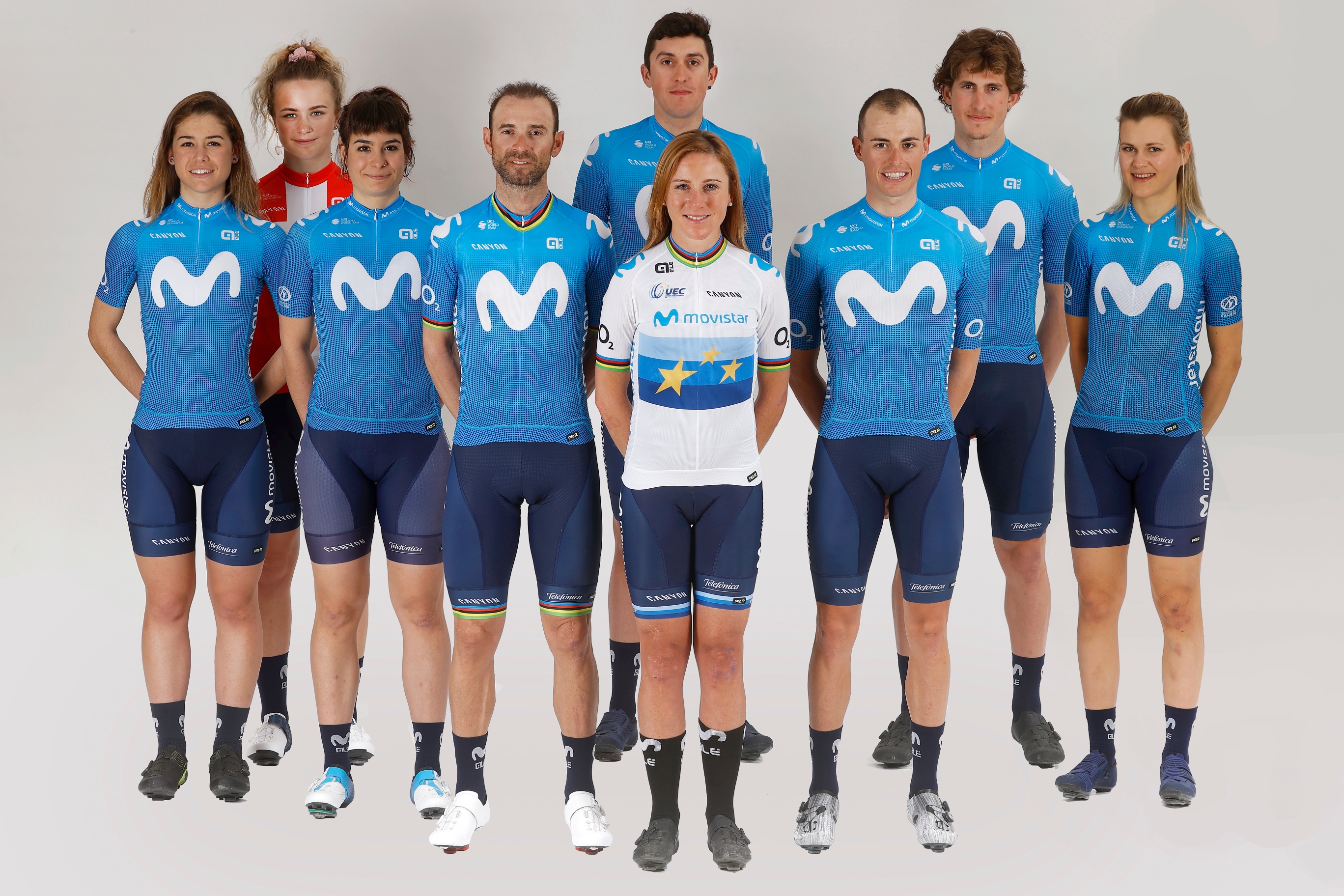 Movistar team cycling top