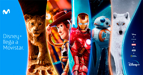 Disney+ Disney, Pixar, Marvel & National Geographic