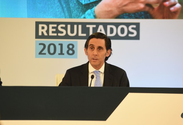 José María Álvarez-Pallete, Executive Chairman, Telefónica at the presentation of Financial Results January-December 2018