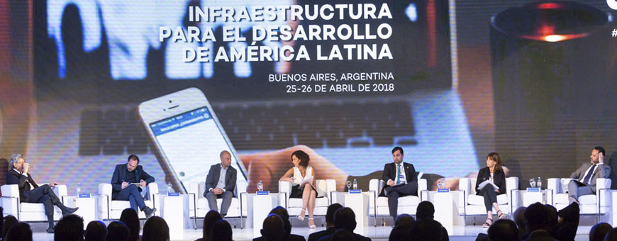 The speakers during the Digital Economy panel of CAF