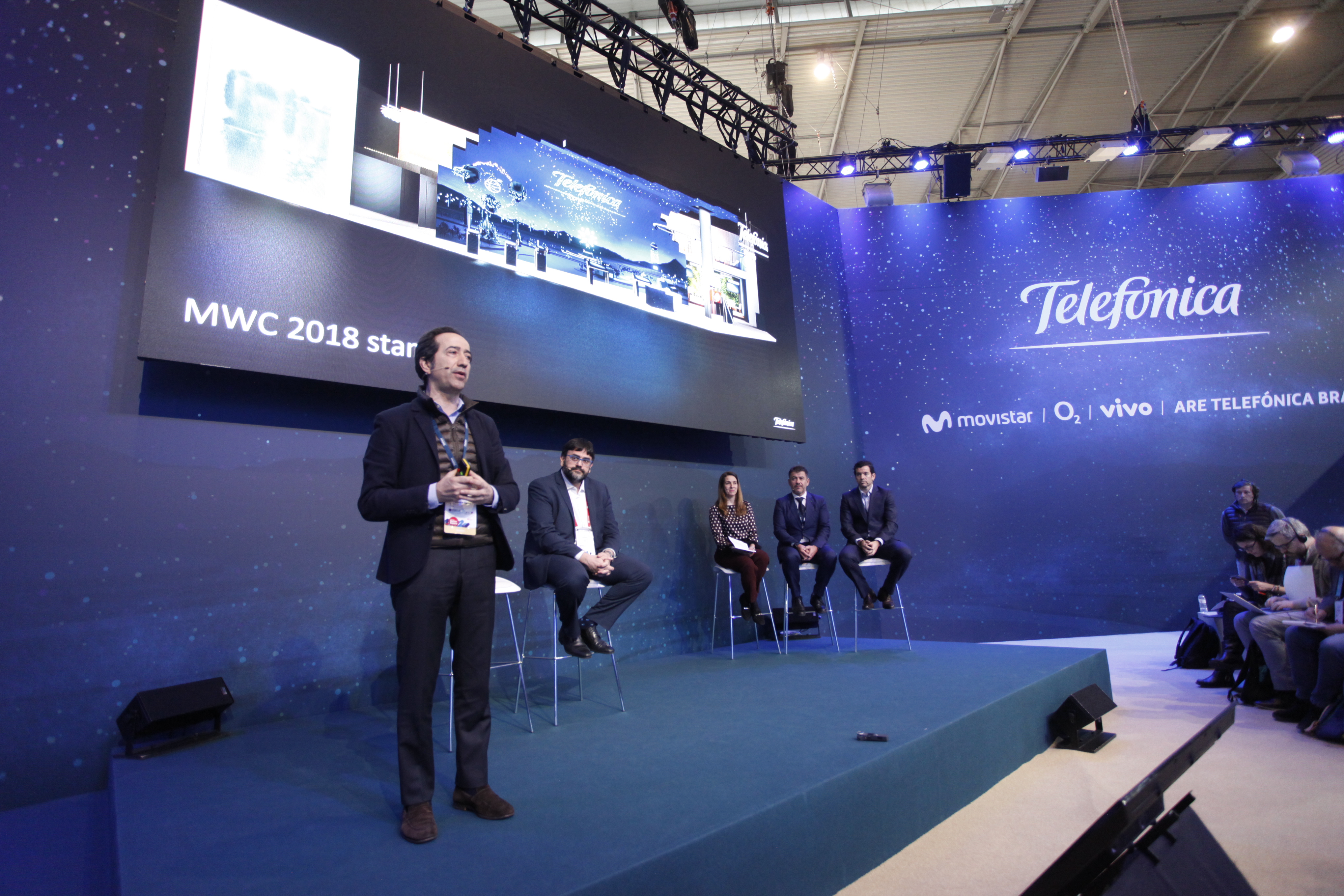 Vicente Muñoz, Telefónica's Chief IoT Officer, talking about advantages of digitalisation of industry