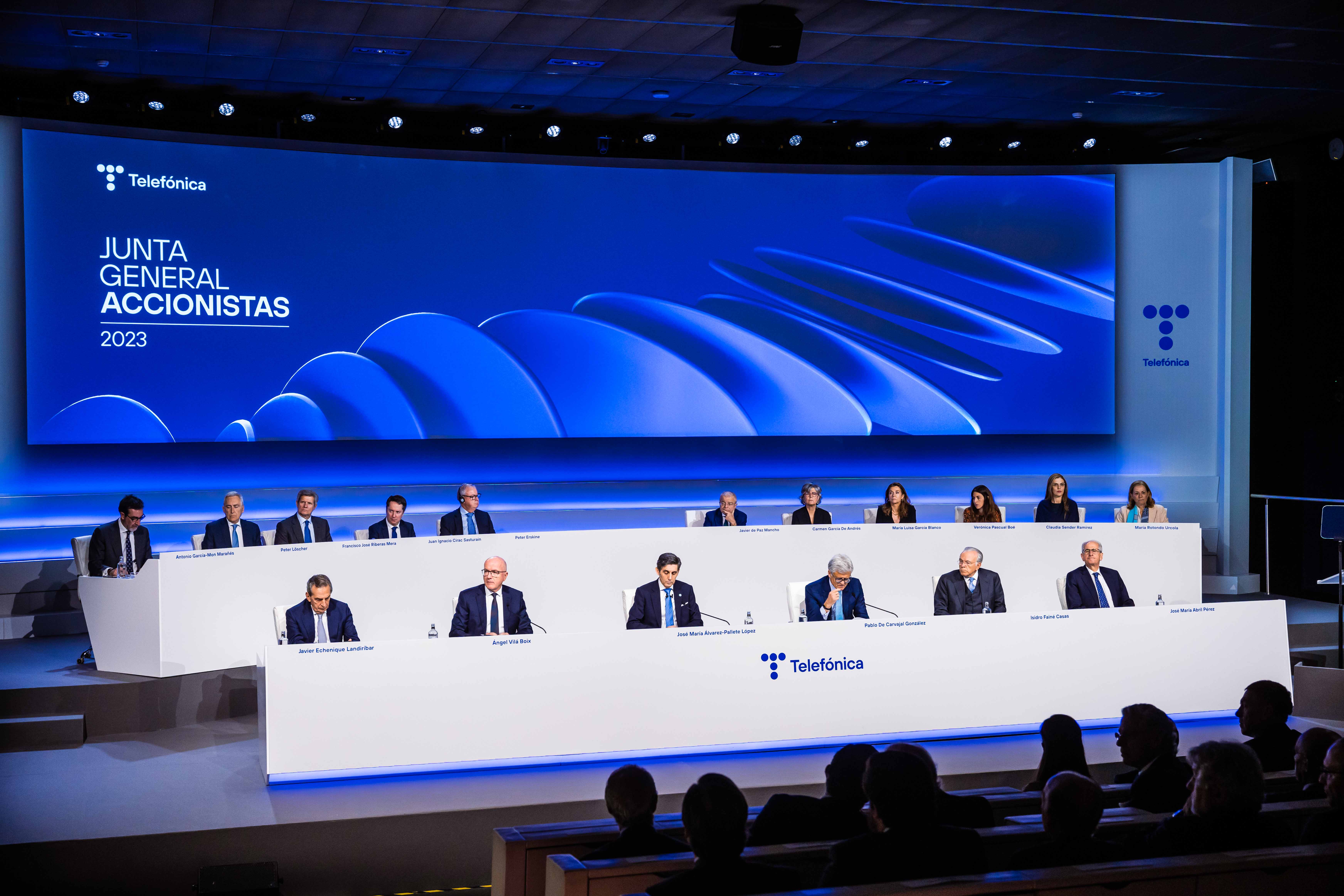 Image of the Board during the General Shareholders Meeting 2023