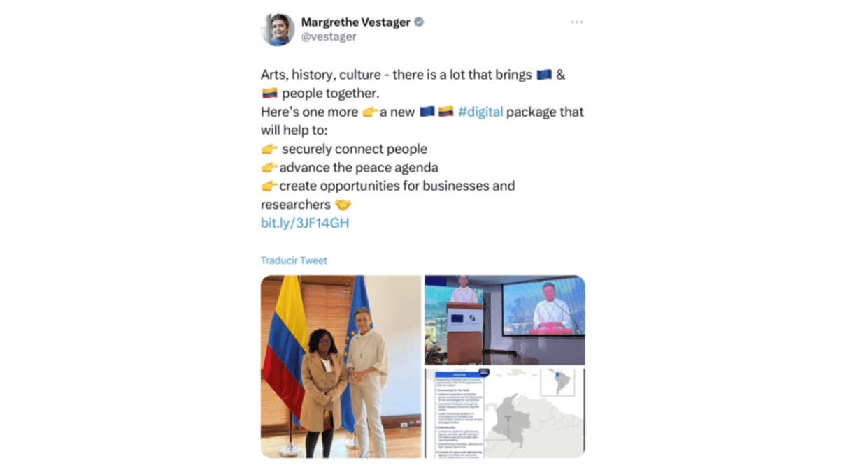 Twitter Vestager EU-LAC