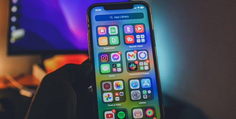 Smartphone with apps