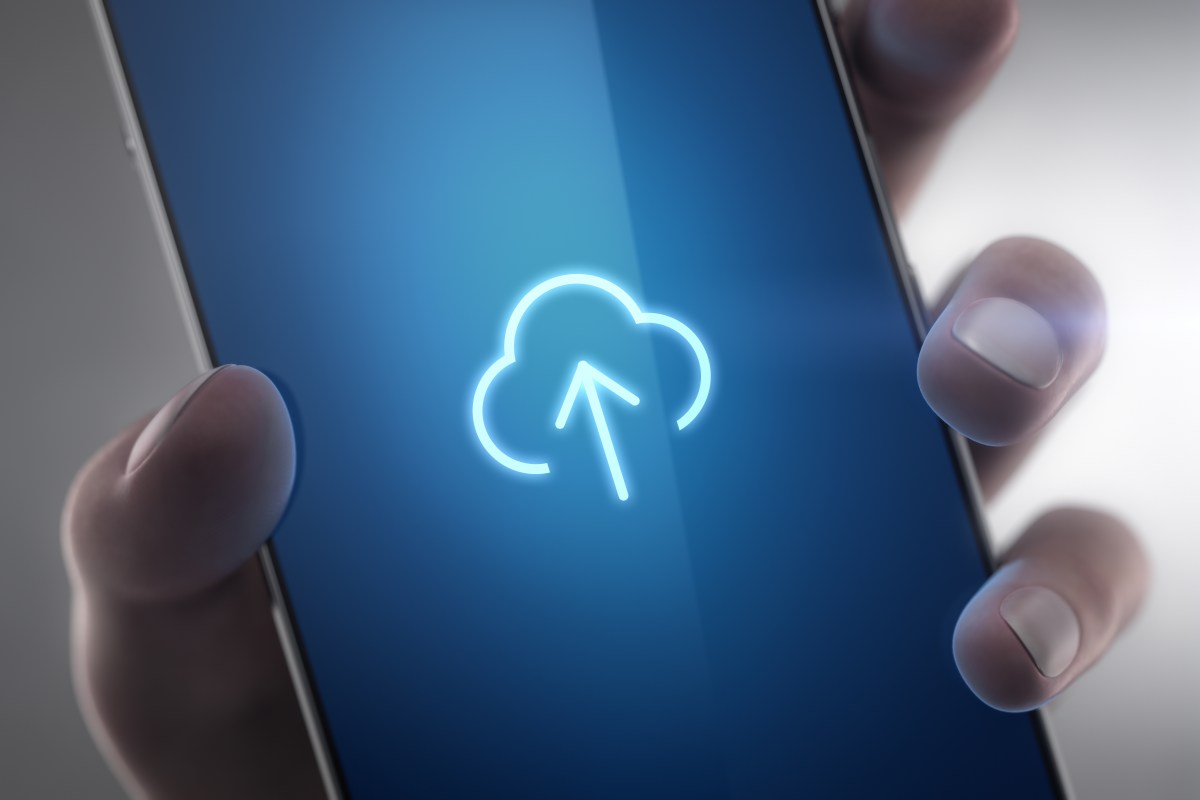 Cloud storage custom smartphone concept