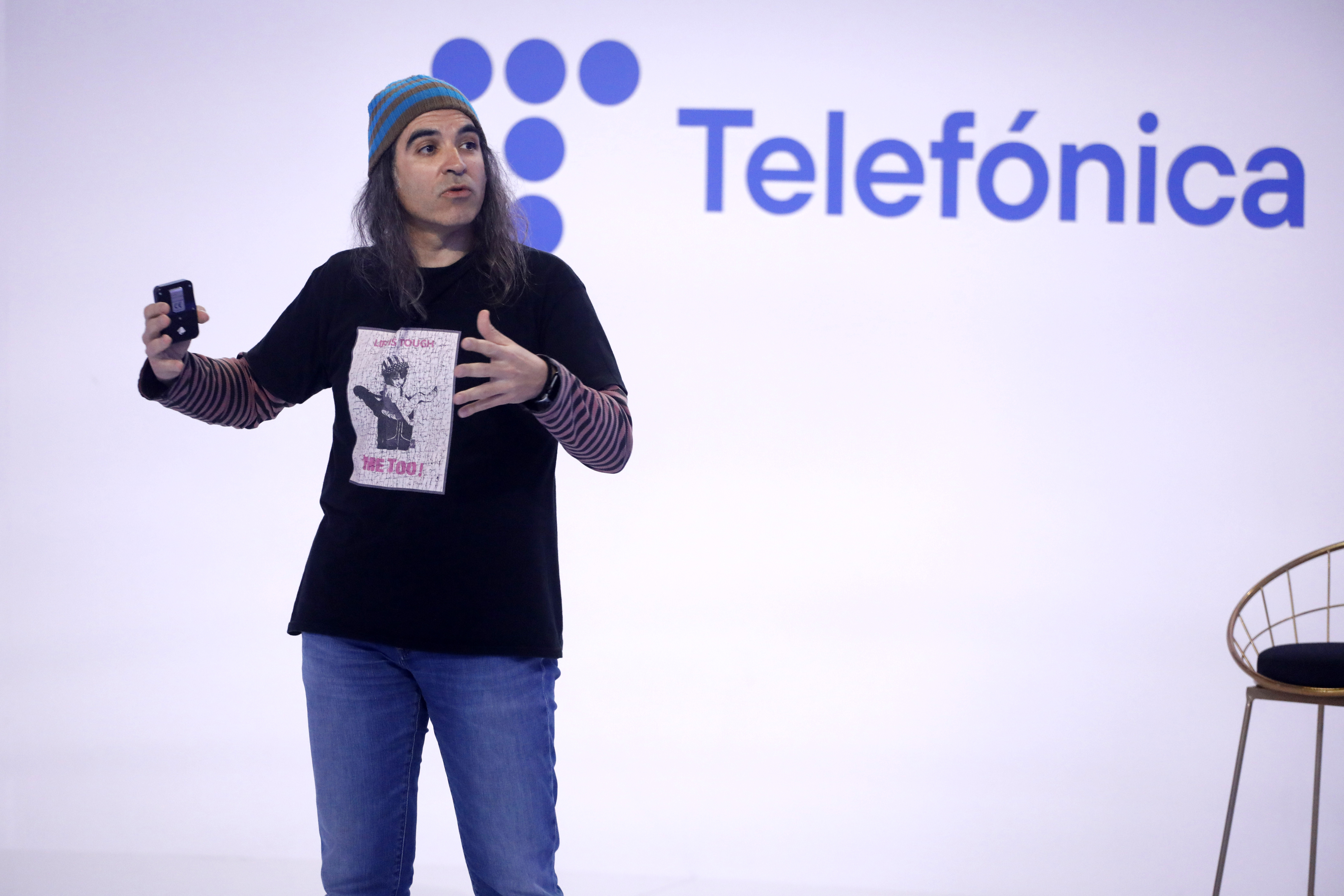 Chema Alonso en la sesión de Telefónica Digital Core - @Arduino Vannucchi