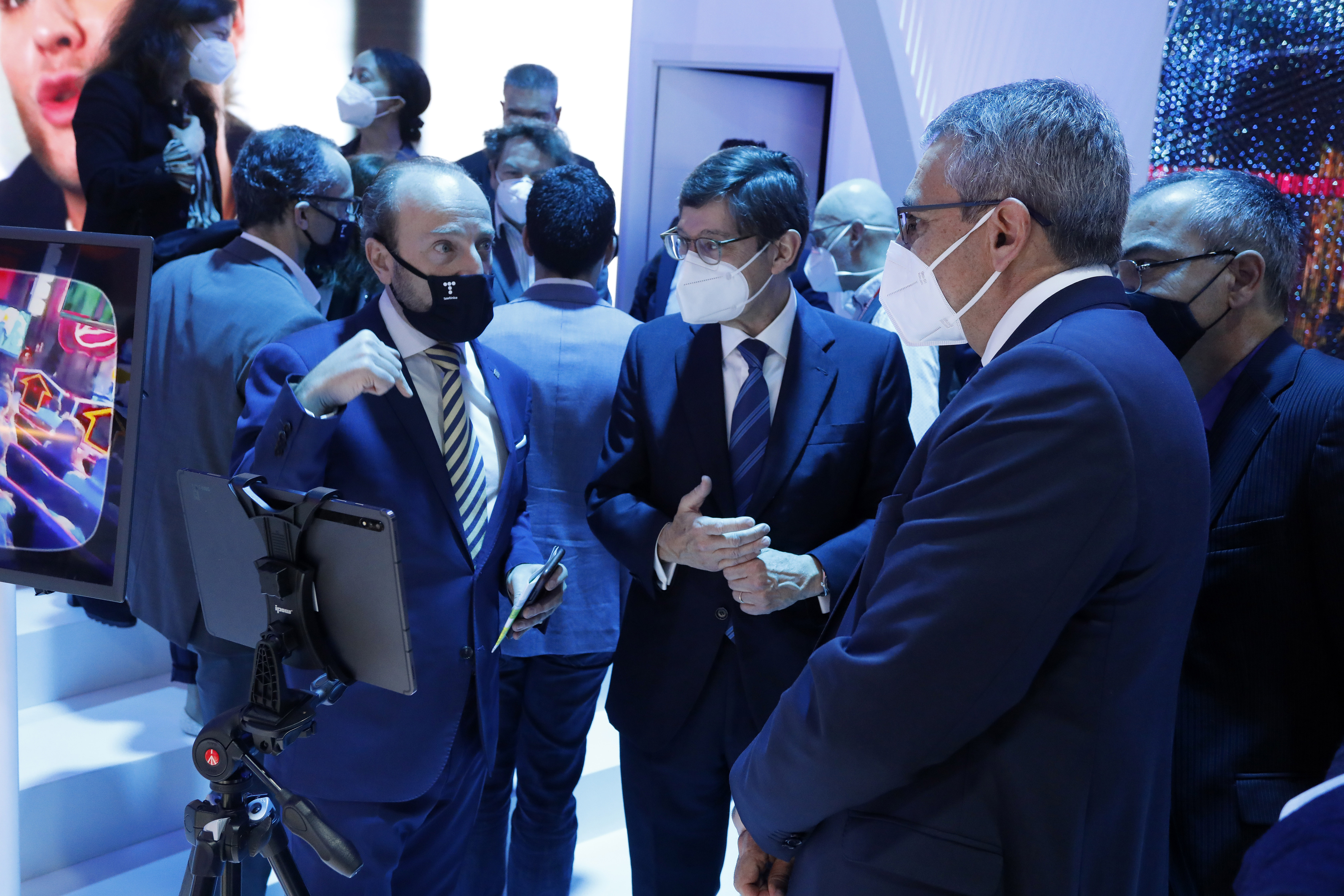 Visita de José Ignacio Goirigolzarri, presidente de CaixaBank - @Arduino Vannucchi