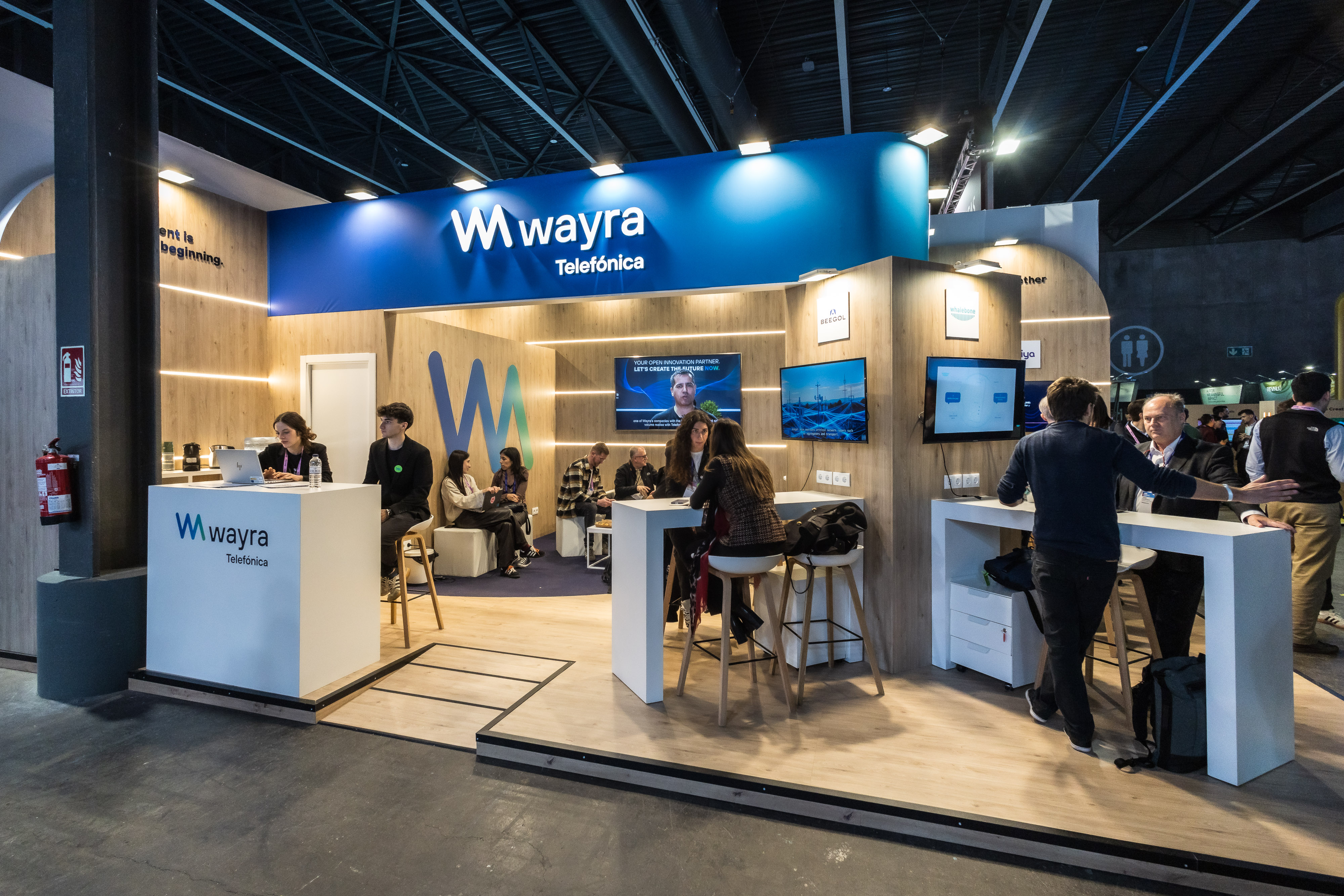 Con el lema ‘La inversión es solo el comienzo. Crecer juntos es el objetivo’, Wayra acude a 4YFN junto con un total de 26 startups.