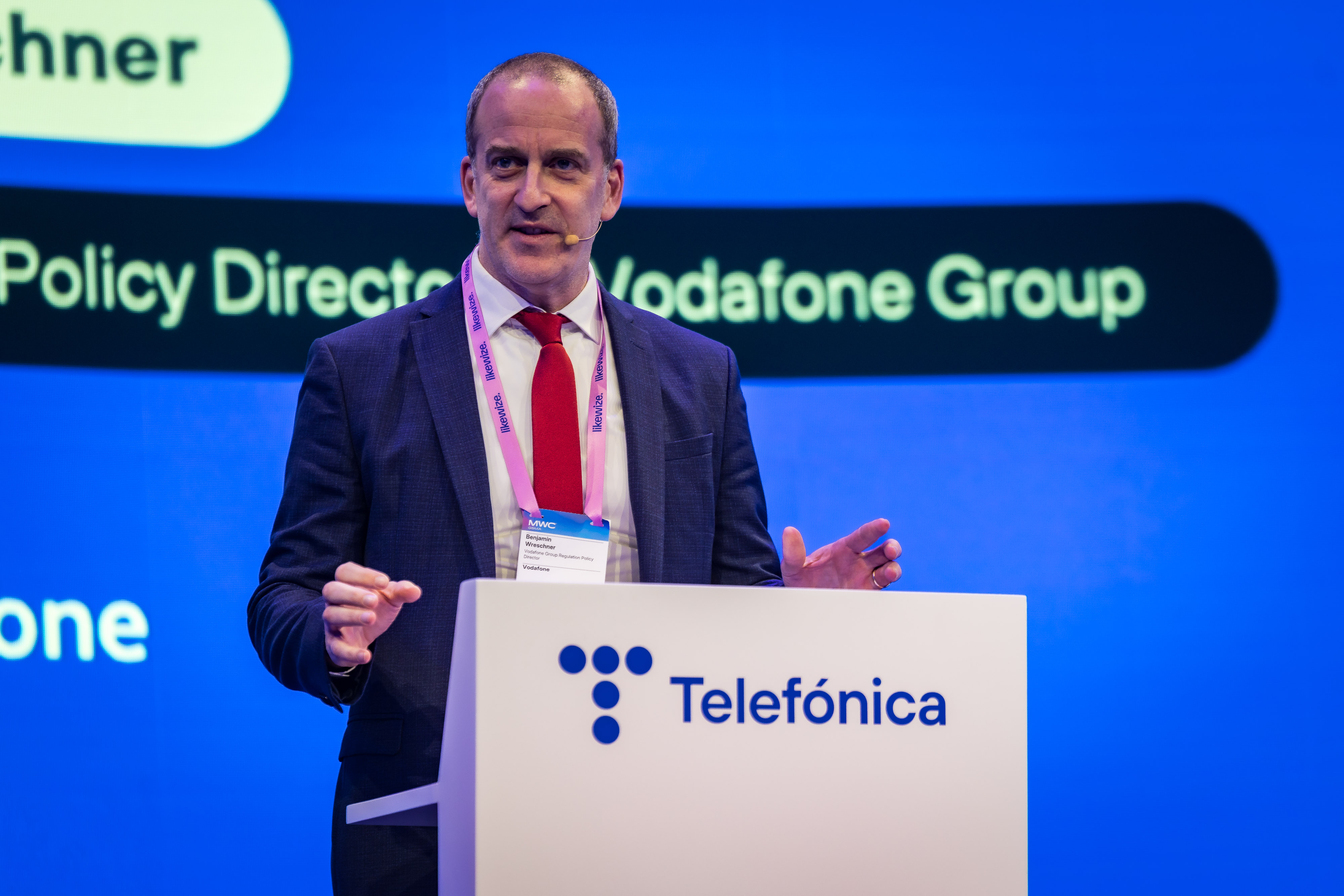 Ben Wreschner, Group Regulatory & Policy Director de Vodafone, en la presentación de EURO-3C.