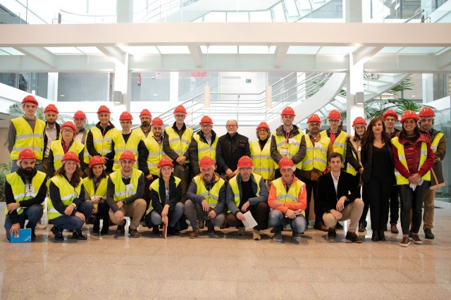 Los participantes, durante la visita a las instalaciones de CITIC Censa.