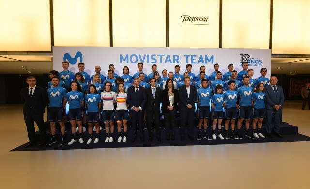 Presentación del equipo Movistar Team 2020 en Distrito Telefónica