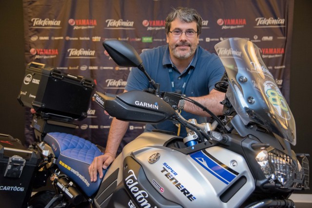Hugo Scagnetti, protagonista de la Globalrider, primera vuelta al mundo en solitario en una moto conectada