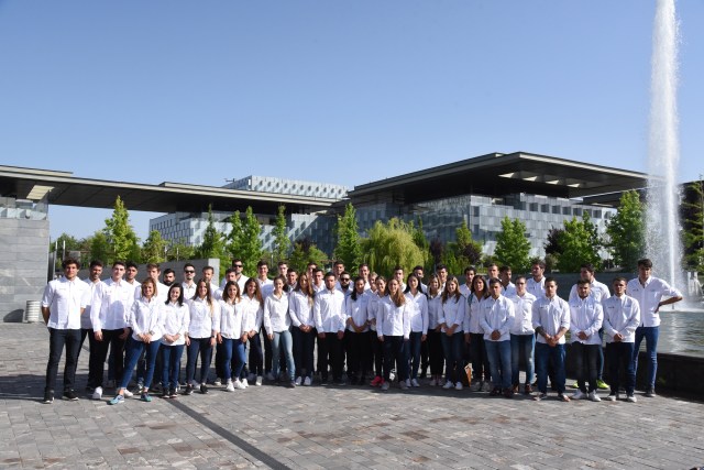 En la imagen algunos de los jóvenes deportistas que participan actualmente en el programa Podium.