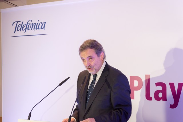 El presidente de Telefónica España, Luis Miguel Gilpérez