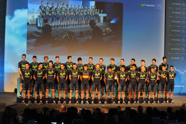 Foto 1 de 2
La plantilla del Movistar Team