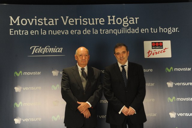 Foto 1 de 2
 Luis Gil, presidente de Desarrollo de Negocio y Expansión del Grupo SECURITAS DIRECT, y Luis Miguel Gilpérez, presidente de Telefónica España