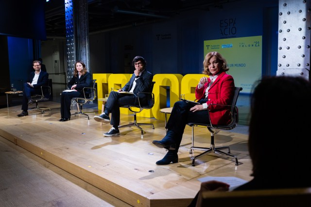 De izquierda a derecha: Christoph Steck, Alicia Richart, Borja Bergareche y Belén Romana.