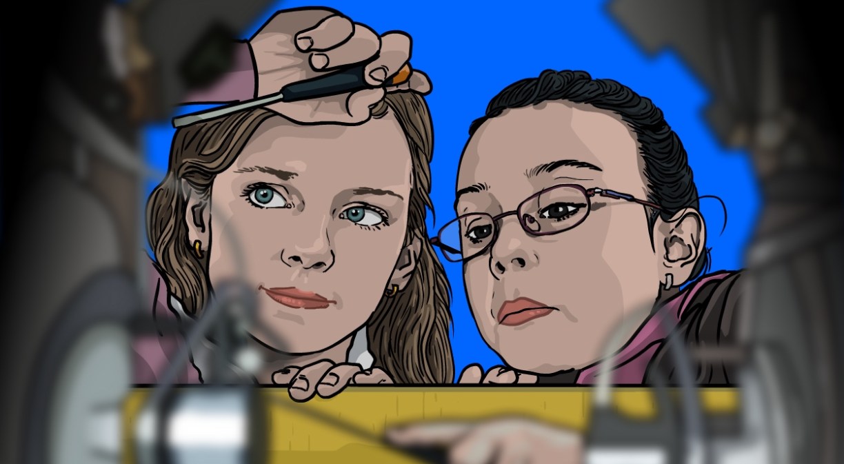 Ilustración Niñas indice Bloomberg igualdad de genero