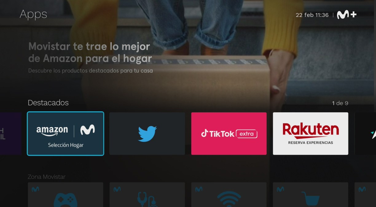 Los productos de Amazon ya se pueden comprar en Movistar Plus+ 1 telefonica amazon living app
