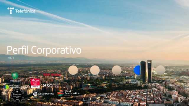 Portada Perfil Corporativo de Telefónica 2021