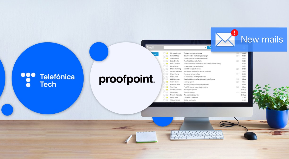 Imagen Telefónica Tech se alía con Proofpoint