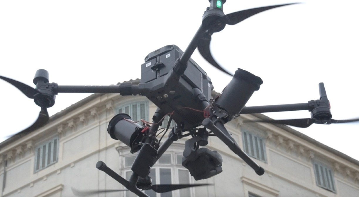 Foto Telefónica prueba el despliegue de drones para la transmisión de video de alta definición a través de tecnología 5G en red privada