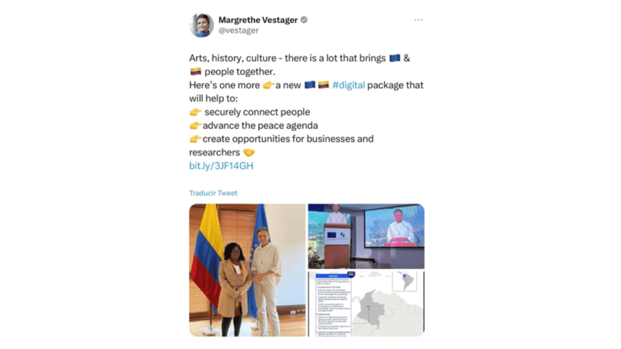 Twitter Vestager EU-LAC