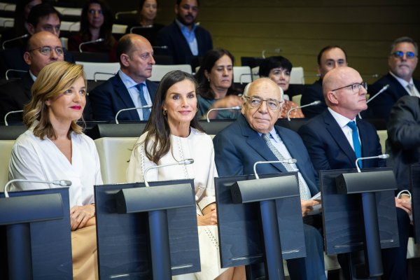 La Reina Letizia en Distrito Telefónica