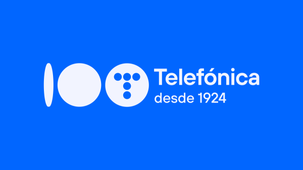 Logo Centenario de Telefónica