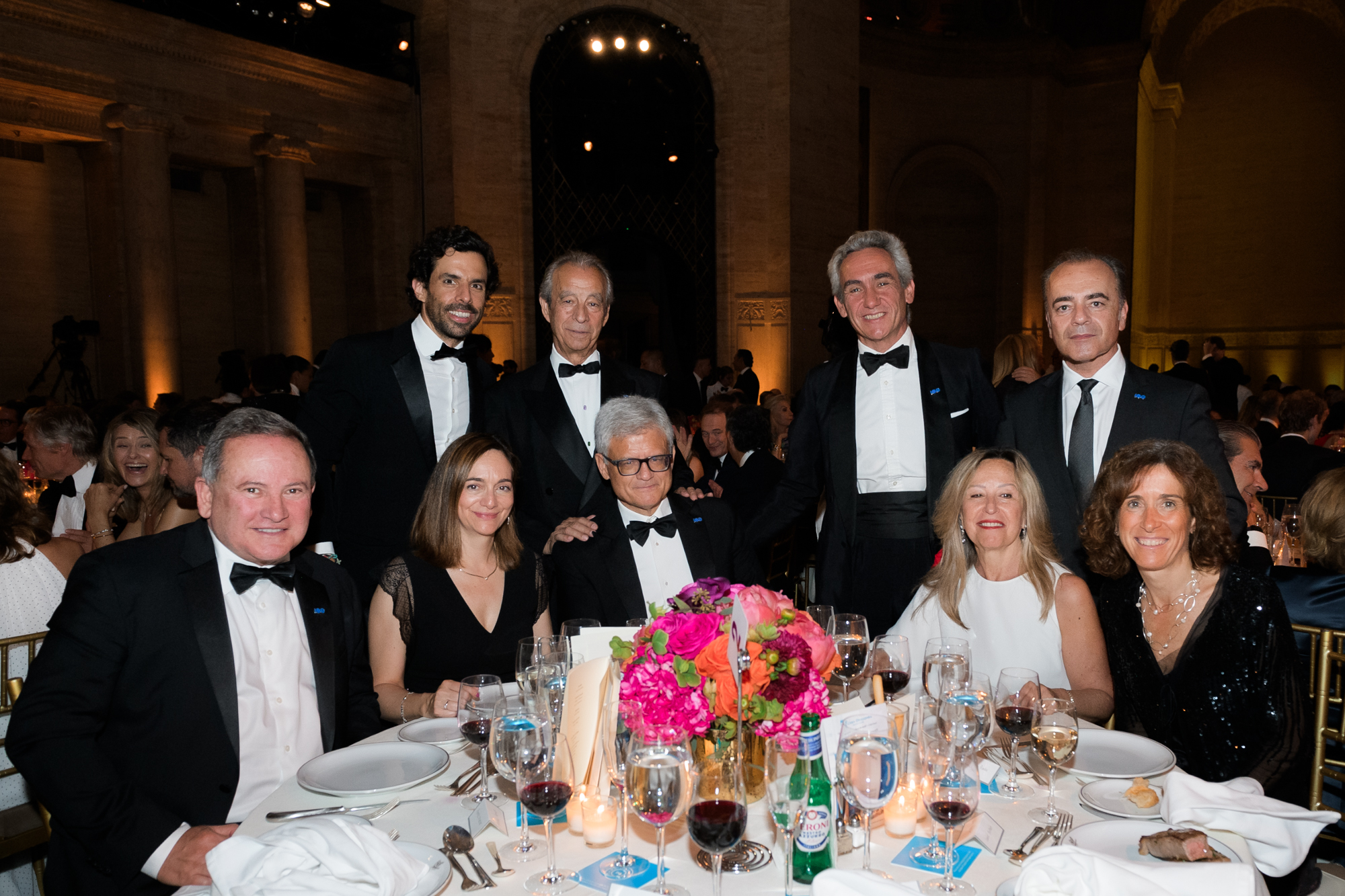 Mesas de Telefónica en la cena de Americas Society