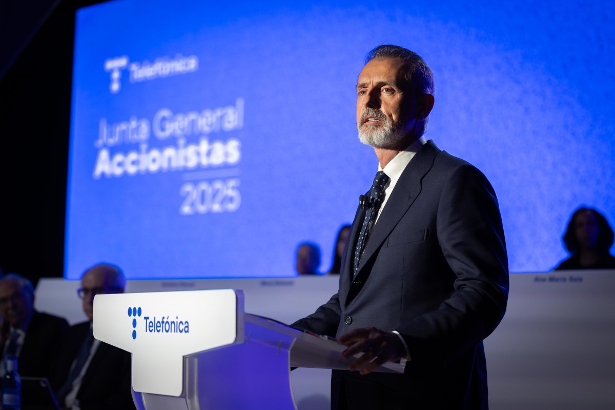 Marc Murtra durante la Junta de Accionistas 2025