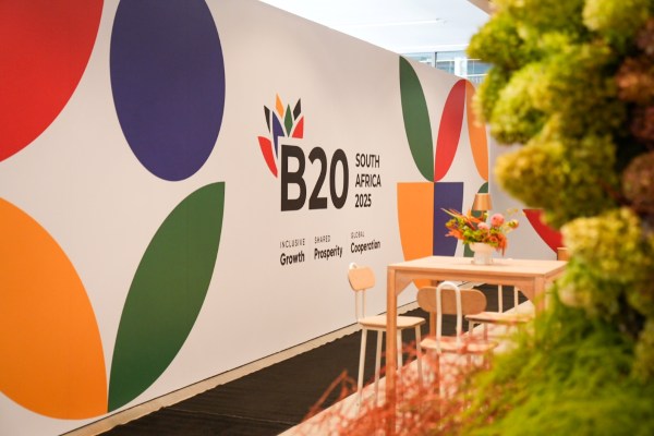 B20 Sudáfrica apuesta por la cooperación para un crecimiento inclusivo